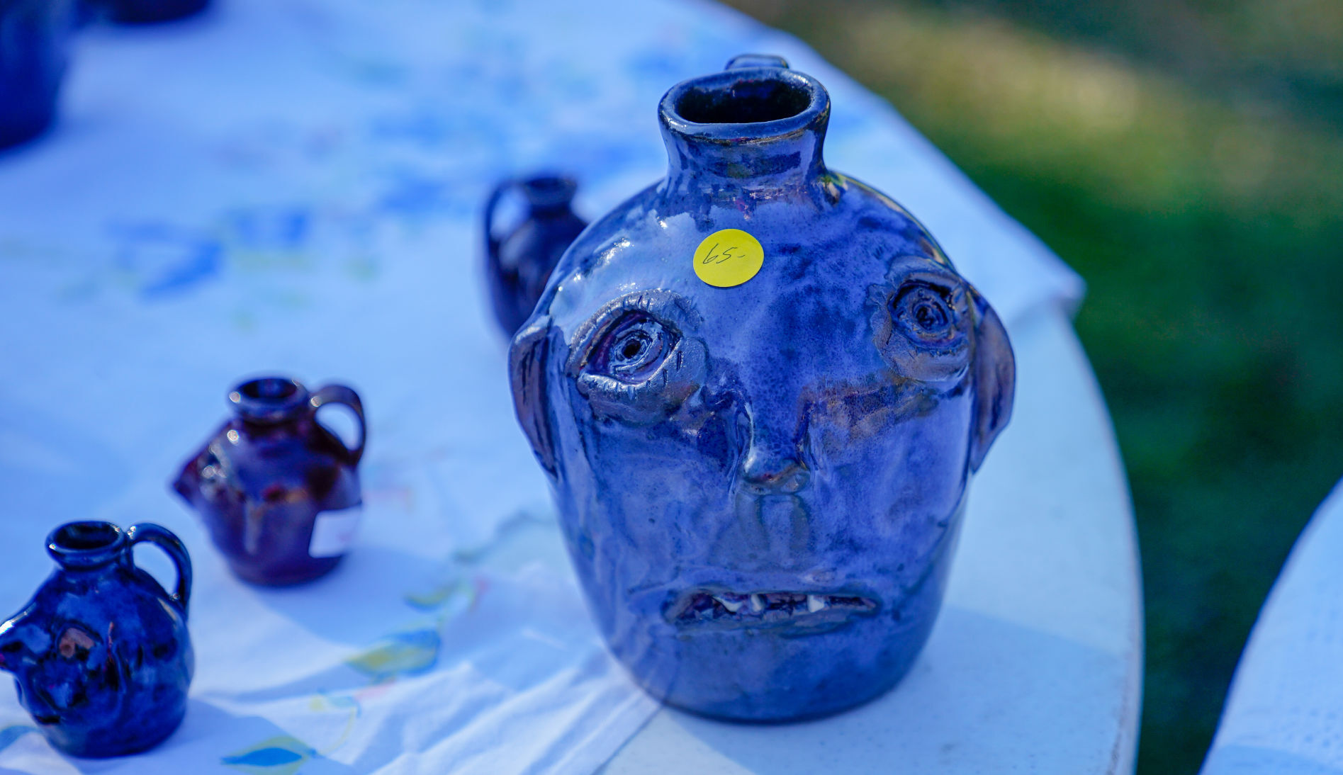 Jugs large and small